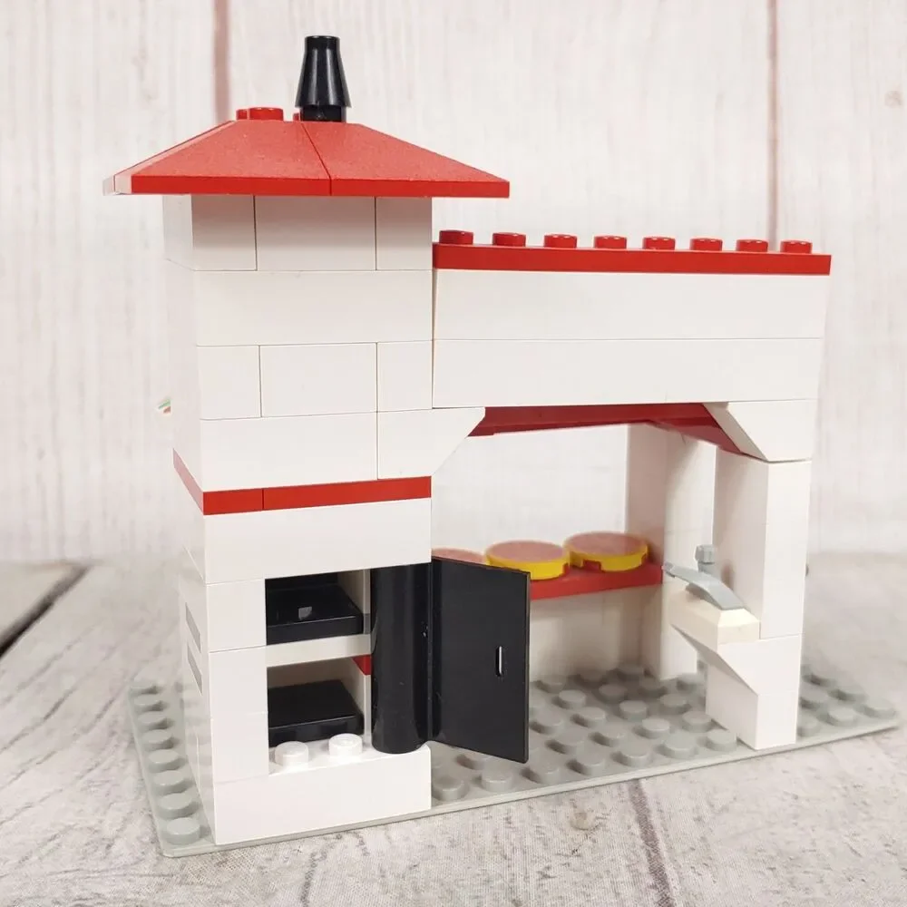 1994 LEGO Town: Pizza-To-Go Store 6350 - 100% COMPLETE w/ Instructions - NO BOX